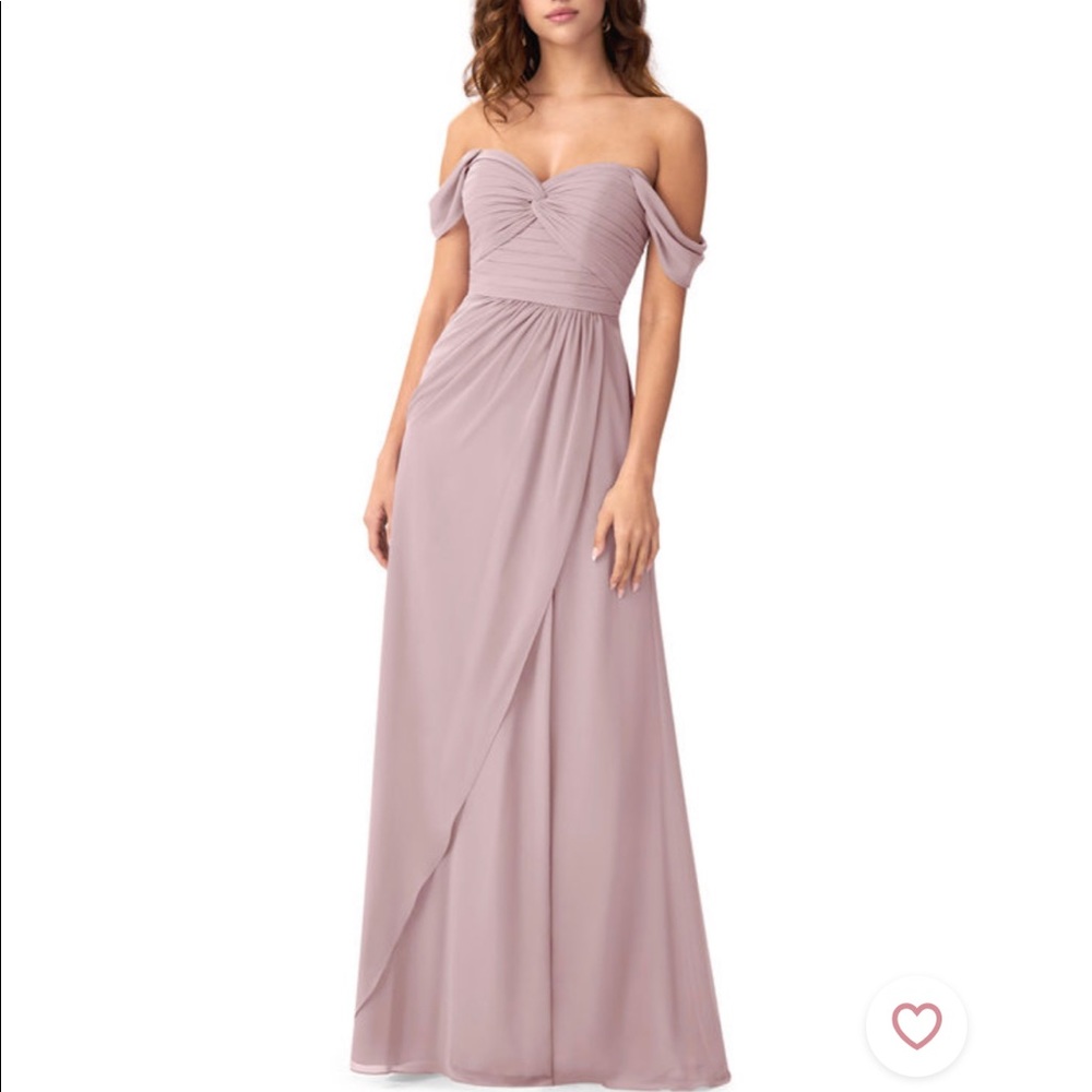 Azazie Millie, Vintage Mauve (A4) - Worn once and altered to length of 5’4”